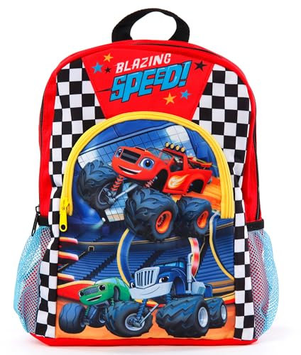 Blaze and The Monster Machines Kids Backpack | Boys School Bag | Monster Truck Children’s Backpacks for Nursery and School