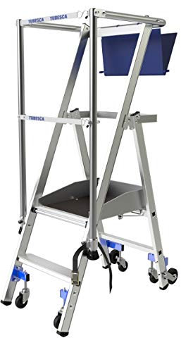 Tubesca - Plate-forme ultra-mobile en Alu 2 marches Hauteur accès 2,52 m max. - VELOCE