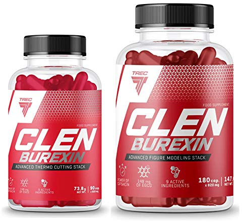 CLENBUREXIN 270 capsules | Brûleur de graisse thermogénique | Perte de poids | Minceur | Réduction des tissus adipeux | Pilules minceur