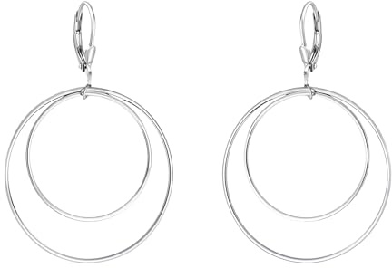 SOFIA MILANI - Damen Ohrringe 925 Silber - Kreis Ohrhänger - 20874