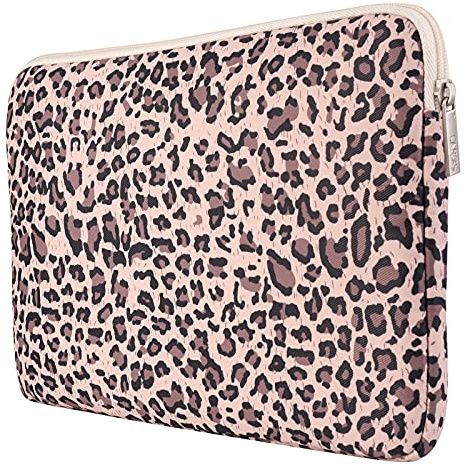 Breifcase - Funda de transporte 2 en 1 para iPad de 10ª generación de 10.9 pulgadas, Samsung Galaxy Tab S9 S8 11, S7+ 12.4 S7 Tab A9+ 11, Chromebook de 4 a 11.6 pulgadas (11 pulgadas, leopardo)