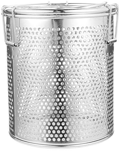 Cabilock Boule à épices en acier inoxydable - Passoire à épices - Tamis à thé - Filtre à thé - Infuseur à thé - Diffuseur de thé - Infusion avec chaîne pour thé en vrac - Feuilles de café - Herbes