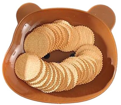 Plaques de collation d'ours,Assiettes à biscuits de dessin animé | Normes pour aliments de voyage mignons, aliments pour bébés, maison, plateau à biscuits et bonbons