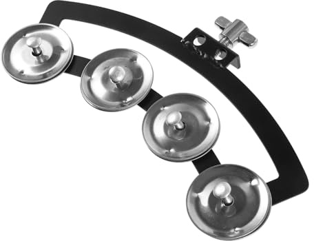 BESTonZON Professionelles Drum Hand Bell Percussion Instrument Schellen Für Snaredrum Vielseitiges Schlagzeug-zubehör Für Anfänger Und Bands Portabel Für Party