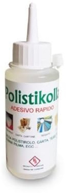 Polistikolla adesivo rapido per polistirolo, carta, tessuto, gommapiuma, etc 100 ML