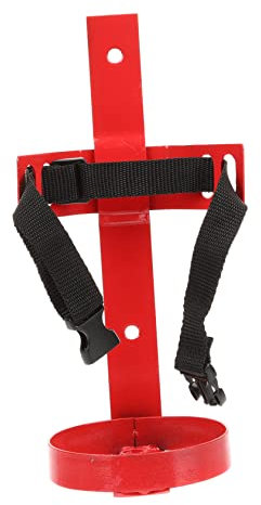 ANDRESLAD Supporto Da Parete Per Estintore in Materiale Durevole Cinghie Regolabili Staffa Montaggio Per Auto e Casa Design Compatto e Resistente