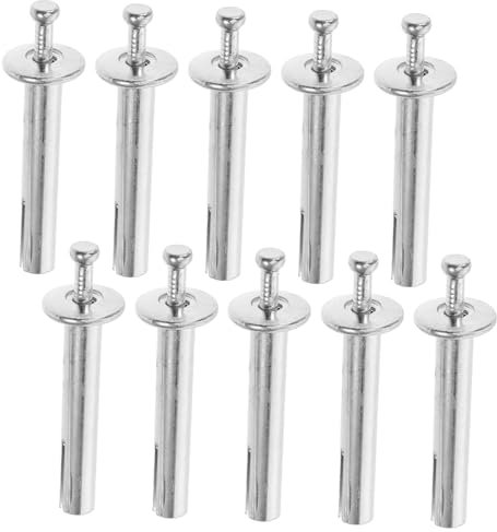 Alipis 10pcs Drive Expansion Anchor Nails 8x50mm Heavy Duty Masonry Fastener Concrete Wall Fixing Expansion Drive Nail for Secure Mounting