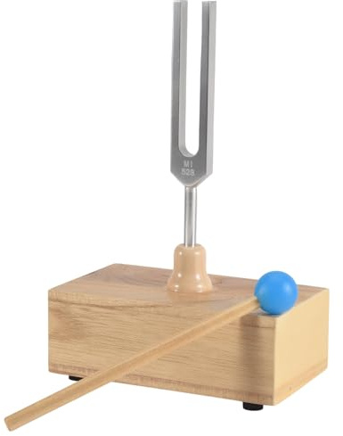Wrtysully 528HZ Stimmgabel, Stimmgabel-Resonanzbox, Chakra-Stimmgabeln für Klangtherapie, Yoga, Meditation und Entspannung