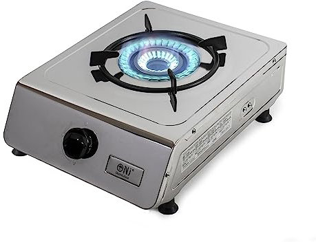 NJ-100 Camping Gas Stove Single Burner Portable Stainless Steel Portable LPG 4.0kW