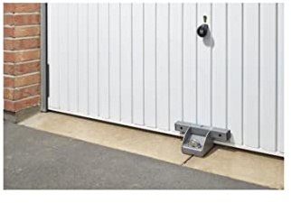 Mottez A082C Diebstahlsicherung für Garagentor, Silber