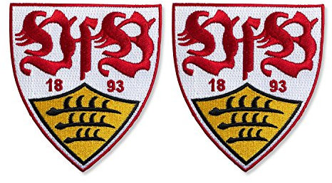 VfB Stuttgart Aufnäher Wappen 2er Set