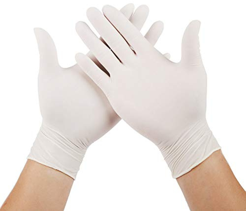 Gants jetables résistants à l'huile, imperméables à la poudre - Gants jetables - Blanc