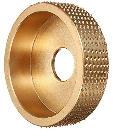 NGHSDO Disque De Poncage Beton Bois Angle Meule Ponçage Sculpture Outil Rotatif Abrasif Disque meuleuse d'angle en carbure de tungstène revêtement Bore Mise en Forme Disque Meuleuse 125