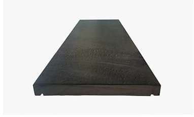 Jardinex Couvre Mur Plat Ardoise brossée 100 x 30 x 3 cm - Gris (Lot de 3)