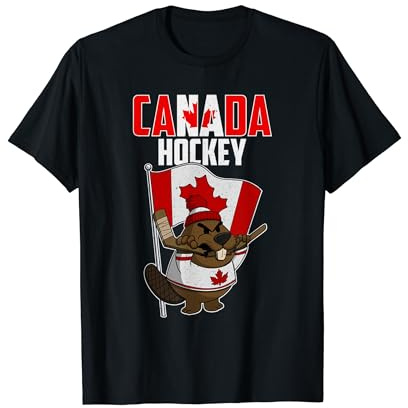 Canada hockey antenati nazione turista Montreal acero Quebec Maglietta