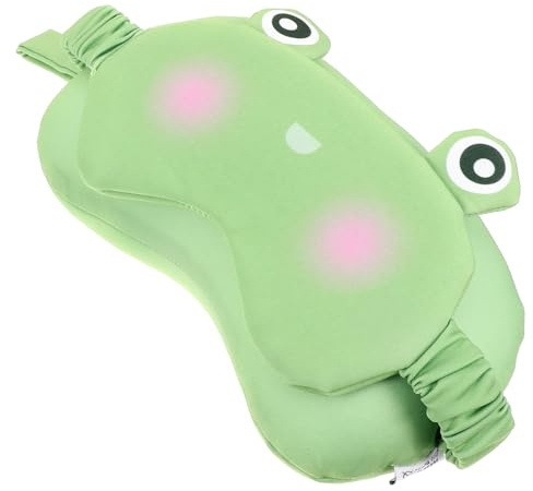 MOLUCKFU Cuscino 2 in 1 Con Per Gli Occhi Supporto Per Il Collo Per Impiegati Cuscino Da Viaggio Con Stampa Animalier Morbido E Confortevole Per Dormire