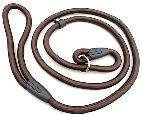 WOONEKY Nylon Cotton Dog Lead 0.6cm*140cm Pet Training Leash Adjustable Loop Retractable Rope
