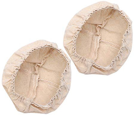 DECHOUS 2pcs Bread Basket Cloth Cover Dough Bread Baking Liner Round Basket Liner for Bakery Home Kitchen Utensil Baking Supplies