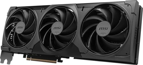 msi Gaming RTX 5070 Ti 16G Ventus 3X OC Black Tarjeta gráfica (16 GB GDDR7, 256 bits, rendimiento extremo: 2482 MHz, DisplayPort x 3 2.1a, HDMI 2.1b, arquitectura NVIDIA Blackwell)