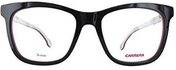 Carrera CARRERA1107/V Carrera Brillengestelle Carrera1107/V-807-50 Damen Rechteckig Brillengestelle 50, Schwarz