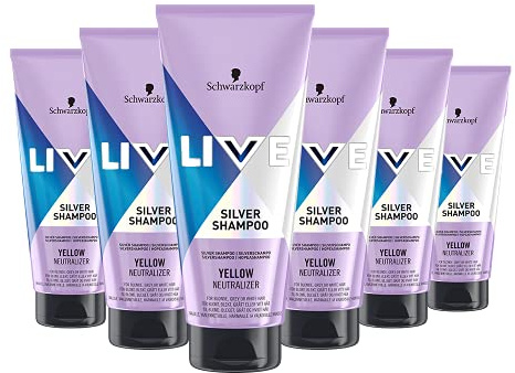 Schwarzkopf Live Silver Shampoo, 200 ml, 6 Stück