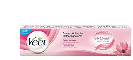 VEET Crema depilatoria para pieles normales, 200 ml, lote de 5