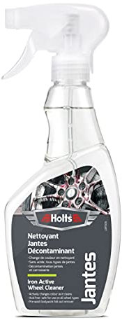 Holts Nettoyant Jantes Décontaminant – Formule sans Acide pour Prélavage et Décontamination Ferreuse – Action Colorée – pour Jantes et Carrosserie – Pulvérisateur 500ml