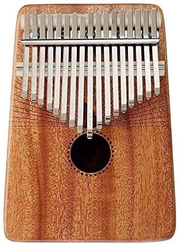 ZHANGZONG daumenklavier Kalimba Instrument Keys Portable kalimbas 17 Tasten Piano Mini Tasteninstrument für Kinder Erwachsene Anfänger (Color : Brown, Size : One Size)(Color:Brown;Size:One Size)