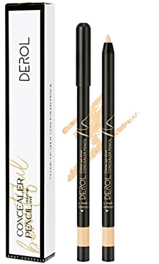 Eternitry Crayon Anti-cernes, surligneur Anti-cernes imperméable avec Taille-Crayon, Fond Teint à Couverture Longue durée pour Les cernes, Les Taches, Les Cicatrices et Les rougeurs
