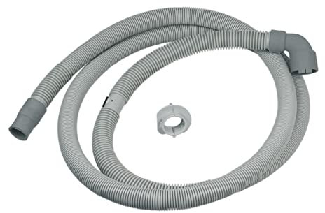 easyPART Kompatibel/Ersatz für Electrolux 405536746/2 Ablaufschlauch Abpumpschlauch 2,2m Spülmaschine Geschirrspüler AEG 4055367462 Endstück gewinkelt/gerade 30/20mm Durchmesser Progress Zanker jsi