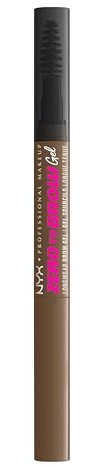 NYX Professional Makeup Longwear Vegan Tinted Liquid Eyebrow Gel, Natural Look Brow Mascara, Up to 2 Day Wear, Transfer-, Fade- and Smudge-Resistant, Zero to Brow, Shade: 02 Ash Blonde