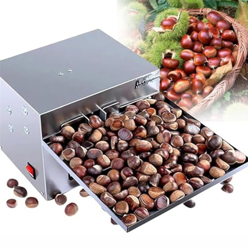 Macchina Professionale per Sgusciare E Aprire Castagne 60 W, Macchina Elettrica per Intagliare Castagne, Macchina Commerciale per Schiacciare Castagne, Utilizzare Batterie O Elettricità Domestica