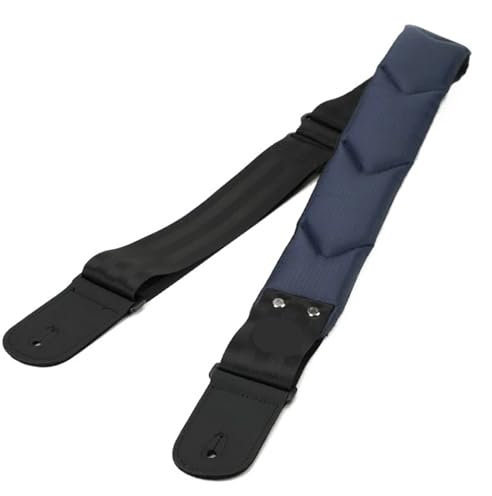 YXINAER Gitarrengurt Bequemer Gurt for Akustikgitarre, E-Gitarre, Bass, Universalgurt(Blue)
