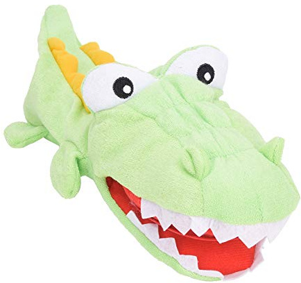 Lihsong Cartoon Tier Weiche Handpuppe Handpuppe Handschuhe Erzählen Geschichte Kind Interaktives Spielzeug (Krokodil 28cm)