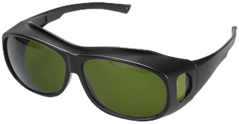 QUARKZMAN Lunettes de Protection pour Soudure Ir Shade 3 Vert Ppe Lunettes de Protection à L'Épreuve de La Lumière Lentille Enveloppante Légère