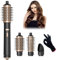 Cepillo Secador de Pelo Giratorio, Cepillo Secador de Pelo 3 en 1, Air Styler Rizador Automático, Cepillos de Aire Caliente, Air Styler, Hair Styler Set, Cepillo secador de pelo & Air Styler (Negro)