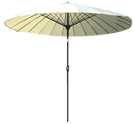 Parasols de Jardin | Parasol d'extérieur | 2,7 m | Rond/inclinable/avec manivelle, mât de 38 mm, pour terrasse/Patio/Balcon/Table Basse - sans Pied. Parasols d'extérieur