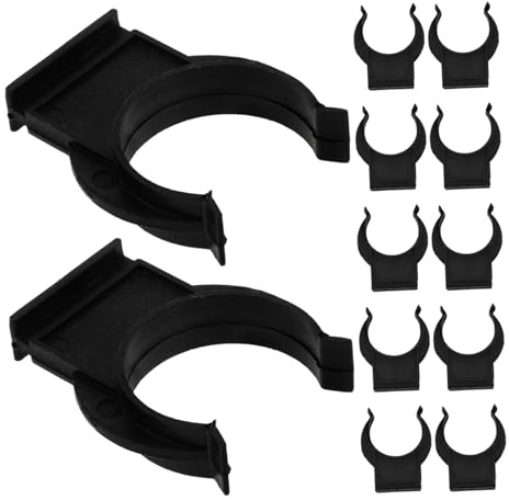 HOLIDYOYO 20pcs Plastic Cabinet Foot Kick Board Clips for Kitchen Plinth Easy Installation for Furniture Base Trim
