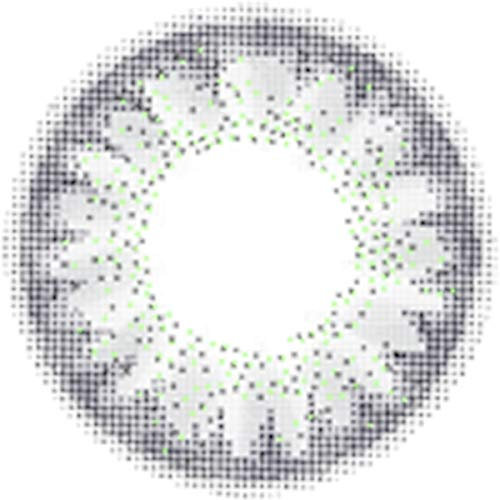 Matlens – EOS Farbige Kontaktlinsen ohne Stärke grau gray LUCY 2 Linsen 1 Kontaktlinsenbehälter 1 Pflegemittel 50ml