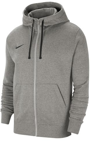 Nike Herren M Nk Flc Park20 Fz Hoodie Kapuzenjacke, Dk Grey Heather/Black/Black, L EU