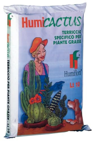 Humiflora Terriccio specifico per Piante grasse da 10 Litri