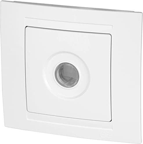 Unterputz Kabelausgang, All-in-One, Serie M1 reinweiß