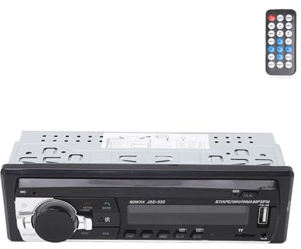 Radio para Automóvil, Control de Voz AI, Pantalla LED, Conexión Dual, Manos Libres, USB2.0, Receptor Estéreo para Automóvil, Compatible con MP3 / WMa/WAV Y Otros Formatos de Audio.