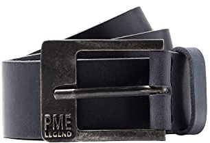 PME Legend Herren Ledergürtel FAR WEST BELT - 85-110cm Gürtellänge 100% Leder, Größe:110cm, Farbe:Navy 599