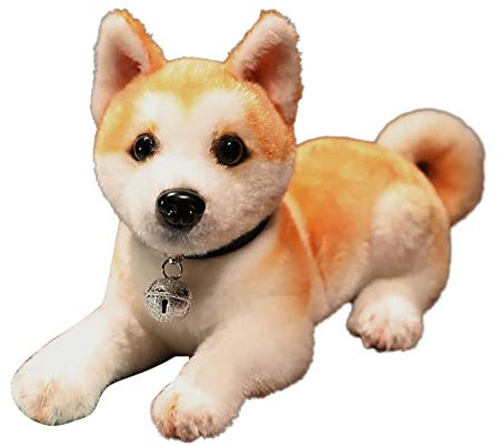 ISAKEN Plüsch Shiba Inu Plüschtiere Weich Plüsch Kissen Hunde Kissen Dekorative Kissen Niedlich Zierkissen Plüsch Stofftier Bequemes Puppenkissen-Spielzeug Umarmung Kissen zum Vorschüler