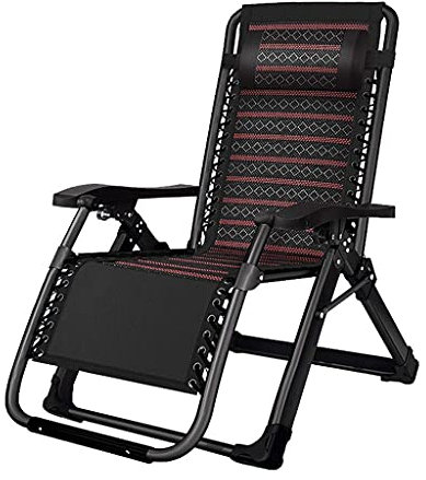 TONZN Faltbarer Liegestuhl, Faltbarer Sonnenstuhl, Liegestuhl, Gartenstuhl, Strandstuhl, Schwerelosigkeitsstuhl, extra breit 67 cm, Strandterrasse, Garten, Camping (Farbe: 2) (2)