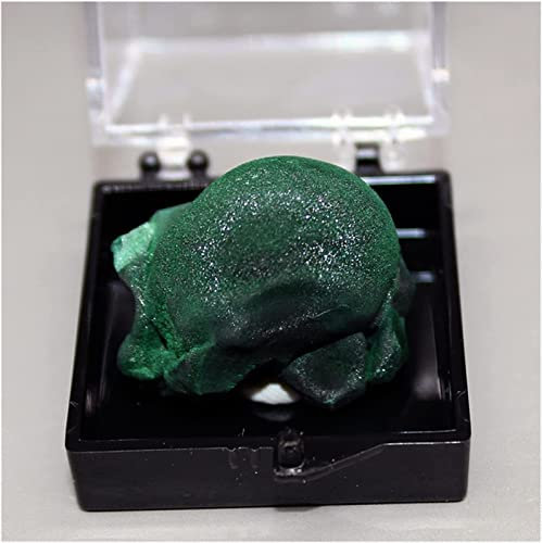 JCAKES Minerales Piedras Naturales Hermosas Malachitas Muestra Mineral Piedras de Cristal y Cristales Curring Caja de Cristal tamaño de 3,4 cm Decoración de Piedras de Cristal (Color : Style 6)