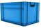 AUTORCE Euro Stacking - Cajas de almacenamiento de plástico industrial apilables, 20 litros, 46 litros, 66 litros, color azul o gris, caja de contenedores resistentes (66 litros, 60 x 40 x 33 cm,