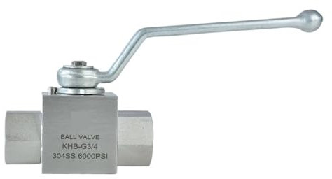 ANNESEY Hochdruck-Kugelhahn mit Innengewinde. Hydraulischer Hochdruck-Kugelhahn (Color : 3/4, Size : 220VAC)