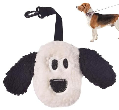 Hundekotbeutelhalter, Kotbeutelspender | Lustiger Hundetaschenspender Mit -Reißverschluss,Nachfüllbarer Hundekotbeutelhalter, Multifunktionaler Hundebeutelhalter, Hundekotbeutelspender Für Den